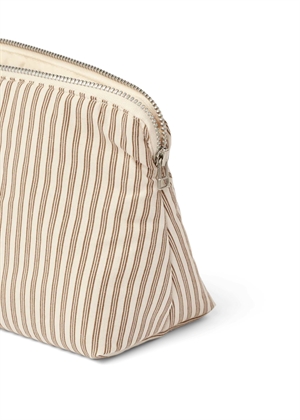 Celia mini toiletry bag Brown Beach Stripe Studio Feder